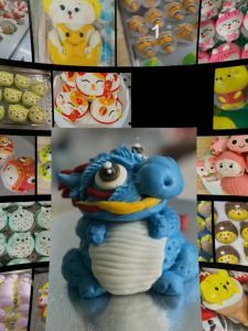 Bánh bao tạo hình nhân socola - tạo hình mẫu mèo bé trai  bé gái ( nhân đặt theo yêu cầu khách sll )