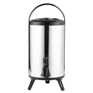[Winnereco Flagship Mall] Stainless Steel Insulated Bucket 6/8L with Faucet Insulated Beverage Dispenser Hot Coffee Insulated Barrel for Thermal Insulation Milk Tea Juice Beer