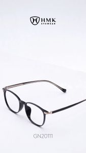 Gọng Nhựa HMK Eyewear Lõi Titan Chắc Chắn Dáng Vuông Bầu Thời Trang Uniex Hàn Quốc Năng Động Trẻ Trung - GN20111