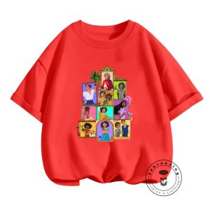 Trendy Disney Encanto Summer T-shirts for Kids Soft Loose Casual Wear with Solid Color and Hot Street Fashion for Boys and Girls