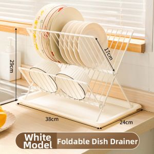 Bowl Drain Drying Storage Rack