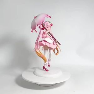 Bandai | Anime Figure Hatsune Miku Kawaii Girl Sakura Miku Dolls Sakura Cool Style FuRyu Model PVC Toys  Desktop Ornament Xmas Gifts Hot