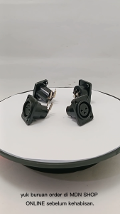 Soket Socket Sasis Audio Canon 3pin / Sasis Mic Female male per 5pcs