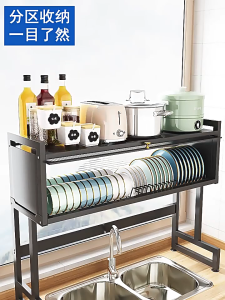 【KỆ INOX THOÁT NƯỚC】 Leego Giá đựng bát đĩa 2 tầng 💧 Chống rỉ ✅ Tiết kiệm diện tích