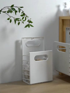 折叠脏衣篮 轻奢收纳篓 家用衣物整理筐  Foldable Laundry Basket – Chic Dirty Clothes Hamper for Home Storage