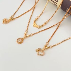 KALUNG TITANIUM KOREA PREMIUM KALUNG RANTAI LIONTIN SILVER GOLD ANTI LUNTUR AKSESORIS FASHION WANITA
