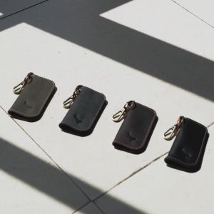 Selvaggi Leather - James Keychain Dompet STNK Gantungan Kunci Mobil Motor Exclusive Kulit Asli Free