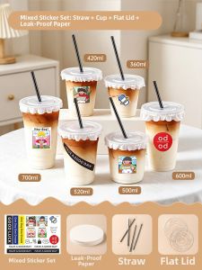 ZHAIXIAOER | Disposable Transparent Plastic Beverage Cup