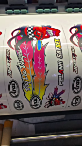 Sticker Blok CVT Arai Motif Api Transparan Sudah Cutting Untuk Semua Matic Beat Scoopy Mio Vario