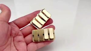 Magnetic Slider Metal Fidget Push Card Mini Sensory Toys Fingertip Gyro Sound Wave Decompression EDC Adult Toys Office Desk Toys