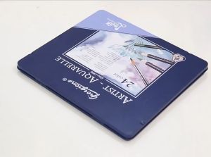 ดินสอสีกล่องเหล็ก 12 /24/36 / 48 สี แท่งดินสอ บรรจุในกล่องเหล็ก แข็งแรง ทนทาน ดีไซน์สวย หรู