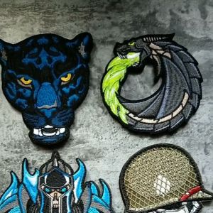 Patch vải velcro đầu rồng dán ba lô nón quần áo túi xách