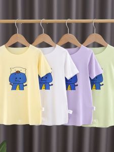 Baby Summer Thin Sleeveless Modal Onesie Sleepwear Anti-Kick Air Conditioning Suit Cartoon Style Home Clothes for Boys And Girls