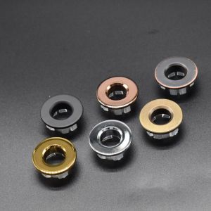 1 Chiếc Đồng Đen Tròn Bồn Rửa Chống Tràn Lỗ Nắp Trang Trí Lưu Vực Vòi Lắp Vòng Cho Phòng Tắm Trọng Lực Xả Thoát Nước