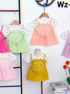 Baju Bayi Perempuan Lucu Dress Anak Cewek Import 0 Bulan Sampai 3 Tahun Lengan Pendek Stylis Korea