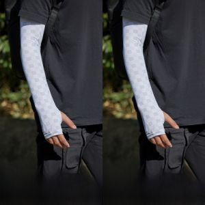 Miiow | Mens Summer Outdoor Fishing Cycling UV Protection Ice Silk Cool Sensation Sleeve Covers Long Sleeve Youth Adult Middle Age