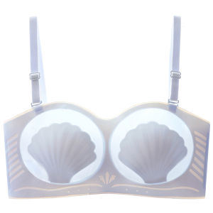 JIAZINI | Wireless Strapless Bralette Womens Anti-Slip Gathered Small Chest Summer Thin Anti-Sagging Seamless Wrap Chest Dance Student Special Use Underwear