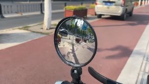 2Pack Bike Side Mirror 360 Rotatable Mirrors Waterproof Bicycle Rearview Mirror Bike Accessories。