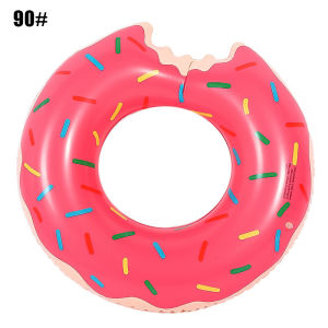 Donut ว่ายน้ําแหวน Inflatable สระว่ายน้ําลอยสําหรับเด็กผู้ใหญ่ว่ายน้ําวงกลมเด็กว่ายน้ํา Tube น้ําเล่นอุปกรณ์ว่ายน้ํา