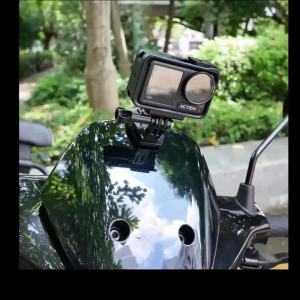 Motorcycle Windshield Mount Clamp Aluminum Clip For GoPro 13 Insta360 Ace Pro 2 For DJI Osmo Nano/Action 6 5Pro/4/3 Accessories