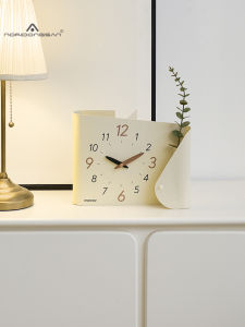NORI Cream Style Decorative Clocks Living Room Entrance TV Cabinet Wine Cabinet Creative Tabletop Decorations Luxury Wind