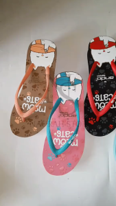 Sandal Jepit Ando Sunny Sendal Wanita Jepit Wedges 5cm Aneka Warna