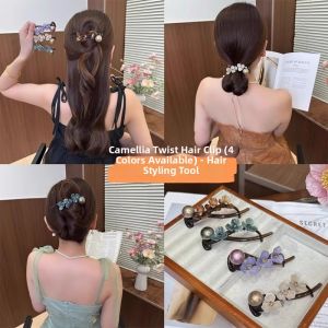 Chinese Style Camellia High-class Feel Hair Clamp