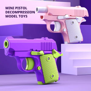 Cub 1911 Repeating Toy Gun Childrens Decompression Gravity Carrot Gun 3D Printed Small Pistol Toy