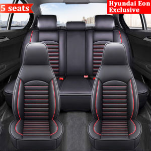 Toyota Wigo Hyundai Eon Suzuki Spresso Suzuki Celerio Bucket Car Seat Cover Five-Seater Leather Car Seat Protector Car Interior Set Suitable for Seats With Non-Removable Head Restraints