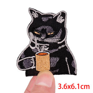 Ferocious Muscular Animal Iron On Embroidered Patches For Clothing Thermoadhesive Patches On Clothes Animal Patch Sewing Badge