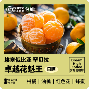 Dream Hut Hand-Poured Sun-Dried Premium Coffee Beans Fresh Roasted 120g Sweet Flavor for Drip Coffee Maker Aeropress French Press