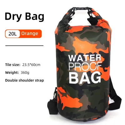 Swimming PVC Pack Dry Bag Backpack for Women Men 10L 15L 20L 30L Waterproof Shoulder Kayak Drifting Rafting Surfing Boating Bag