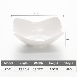 Melamine Bar KTV Snack Dish Creative Personality Tableware Plastic Small Plate Snack Plate French Fries Cold Dish Commercial Use