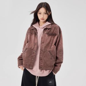 ALLIN | American Vintage Loose Fit Washed Denim Jacket