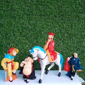 Bộ Tượng Tây Du Ký Thầy Đường Tăng Trang Trí Tiểu Cảnh Hòn Non Bộ Bể Cá