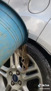 Semir Ban Anti Air Lumpur Efek Daun Talas Tire Dressing by Mizu Shield X7