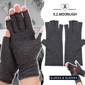 X.z. MOONLIGH ถุงมือความดันการอักเสบบรรเทาอาการปวดข้อต่ออุปกรณ์ดูแลสุขภาพถุงมือกายภาพบำบัดความดันป้องกันถุงมือแบบบวมฟื้นฟูสมรรถภาพร่วมครึ่งนิ้ว