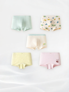 MINI BALA | Antibacterial No-Pinch Buttocks Cotton Underwear 5 Packs