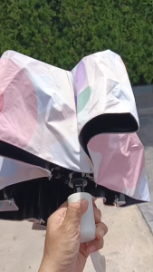 ร่ม ร่มอัตโนมัติ สีพื้น กันฝนกันแดดกันUV พกพาสะดวก น้ำหนักเบา Umbrella ระบบเปิด-ปิดออโต้ ส่งจากไทย