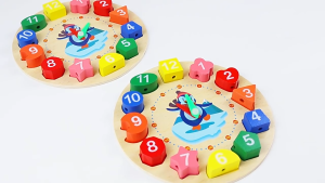 Montessori Educational Wooden Toys for Kid Toddler Children Boys Girls Alphabet Numbers Board Puzzle