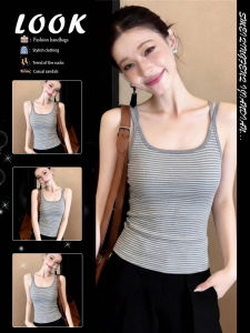 Wide Neckline Back Beautiful Sleeveless Vest