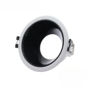GU10 Spotlight Flush Mount Downlight Round Spotlight Ceiling Light Fixture GU10/G5.3 75mm Reflector Indoor Recessed Down Light