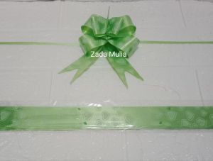 Pita Hantaran Tarik Serut ukuran 25 x 45 cm isi 10 pcs Bunga Buket