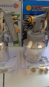 TORA 472 Spray Gun Alat Semprot Cat Tabung Bawah Full Set 3Pc Nozzle - sekelas sagola