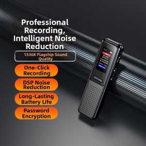 EMP | High Definition Noise Reduction Portable Voice Recorder with Text Conversion Long Battery Life