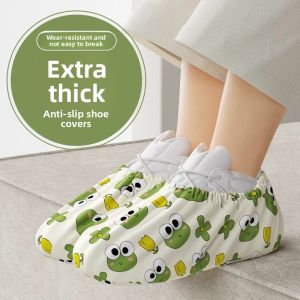 MONLEYTA | Premium Thickened Non-Woven Fabric Indoor Disposable Shoe Covers Wear-Resistant For Home Use Student Guest Foot Covers
