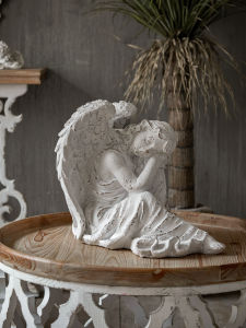 Vintage Angel Decorative Statue Wedding and Home Decoration