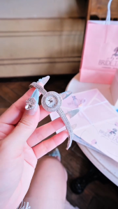 DHSG Đồng Hồ Nữ Thạch Anh Quartz BRIDE TALK 021853 Dây Thép Trendy Watch Tay Đi Tiệc Đi Chơi Kèm Hộp Qùa Tặng
