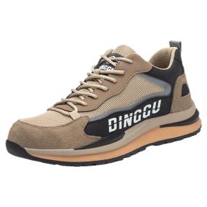 DINGGU | Anti-crush Anti-puncture Breathable Mens Safety Shoes