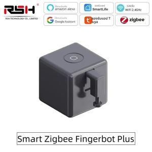 Tuya Zigbee Fingerbot ปุ่มสวิทช์อัจฉริยะ Pusher APP Timer Voice Control ใช้งานร่วมกับ Alexa/Google Home